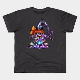 Starry Wizard Gnome Kids T-Shirt